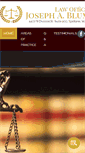 Mobile Screenshot of blumellaw.com
